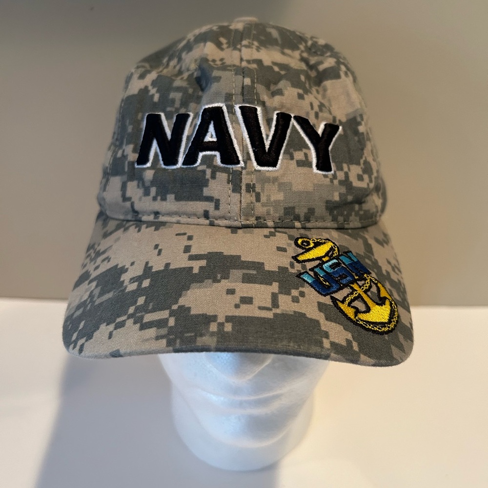 JWM NAVY Digital Camo Cap Navy, One Size‎